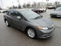 2012 Polished Metal Metallic Honda Civic EX Sedan  photo #7