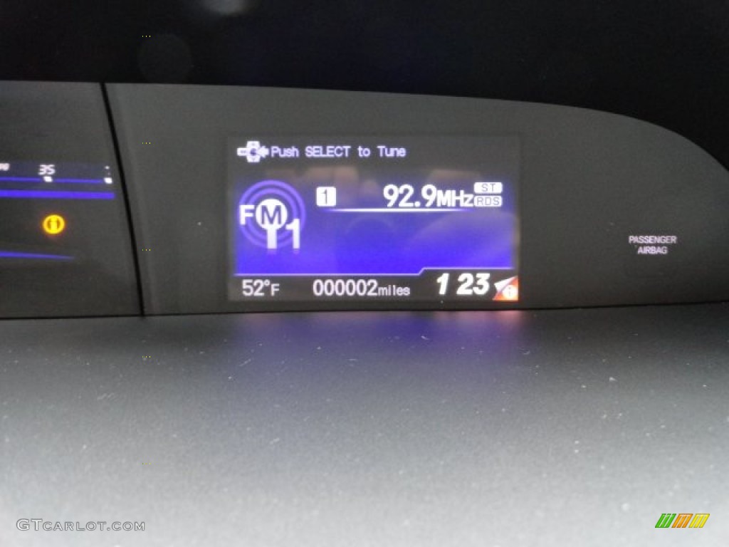 2012 Civic EX Sedan - Polished Metal Metallic / Gray photo #19