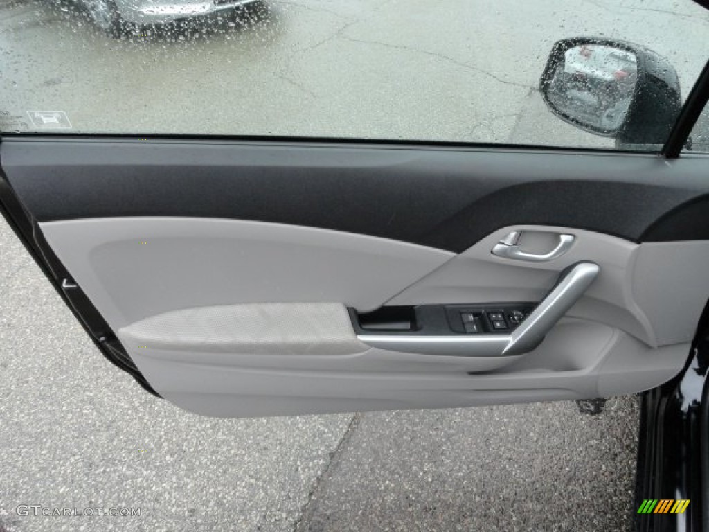 2012 Honda Civic EX Coupe Gray Door Panel Photo #59842155