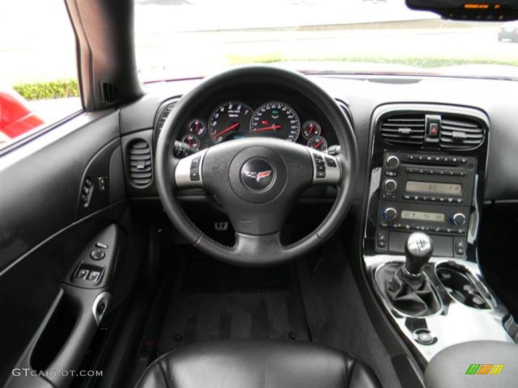 2009 Chevrolet Corvette Z06 Ebony Dashboard Photo #59842218