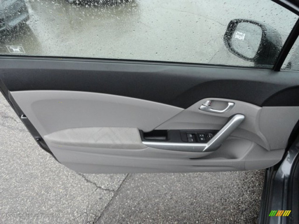 2012 Honda Civic EX Coupe Gray Door Panel Photo #59842323