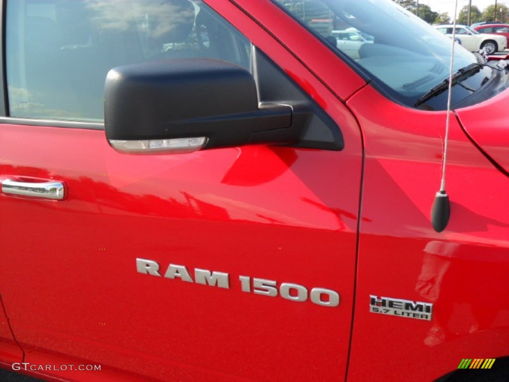 2011 Ram 1500 Big Horn Quad Cab - Flame Red / Dark Slate Gray/Medium Graystone photo #22