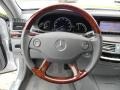 Grey/Dark Grey 2007 Mercedes-Benz S 550 Sedan Steering Wheel