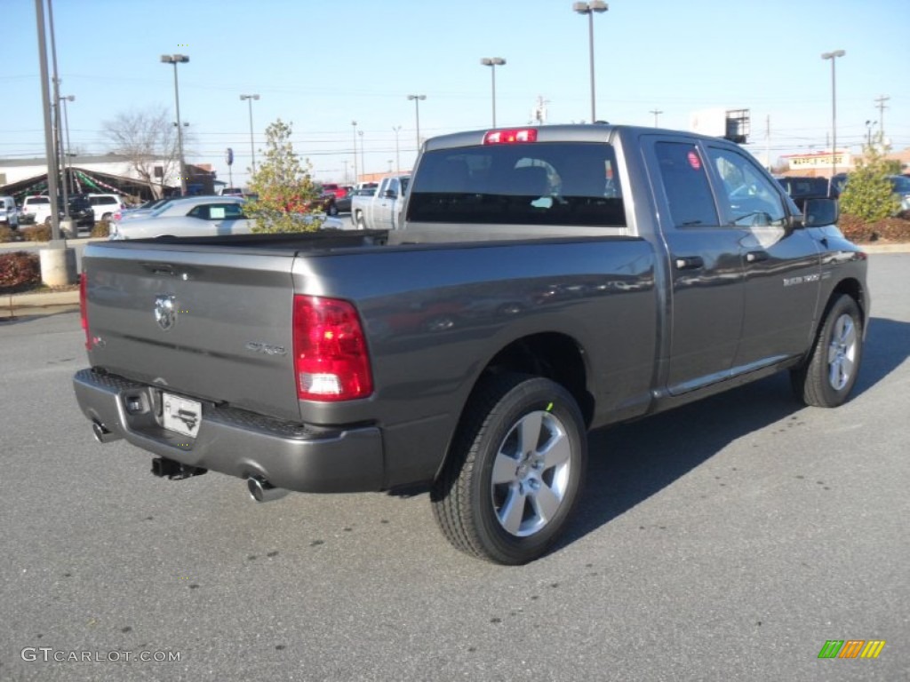 2012 Ram 1500 Express Quad Cab 4x4 - Mineral Gray Metallic / Dark Slate Gray/Medium Graystone photo #5