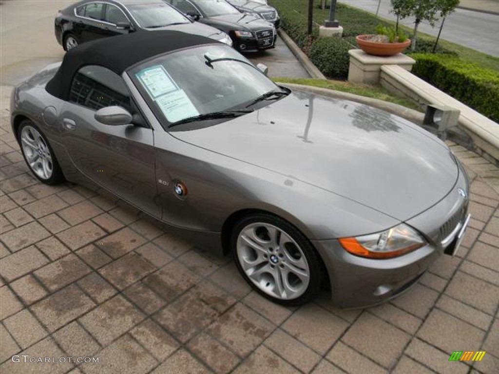 2004 Z4 3.0i Roadster - Sterling Gray Metallic / Black photo #27