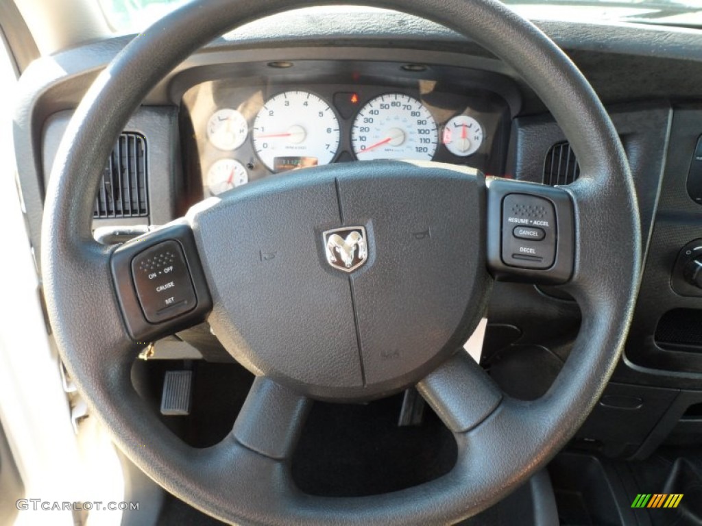 2005 Ram 1500 ST Regular Cab - Bright White / Dark Slate Gray photo #33