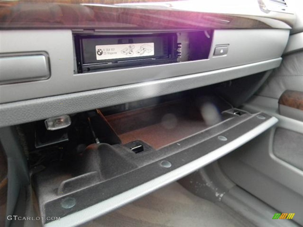 2002 7 Series 745Li Sedan - Titanium Silver Metallic / Flannel Grey photo #25