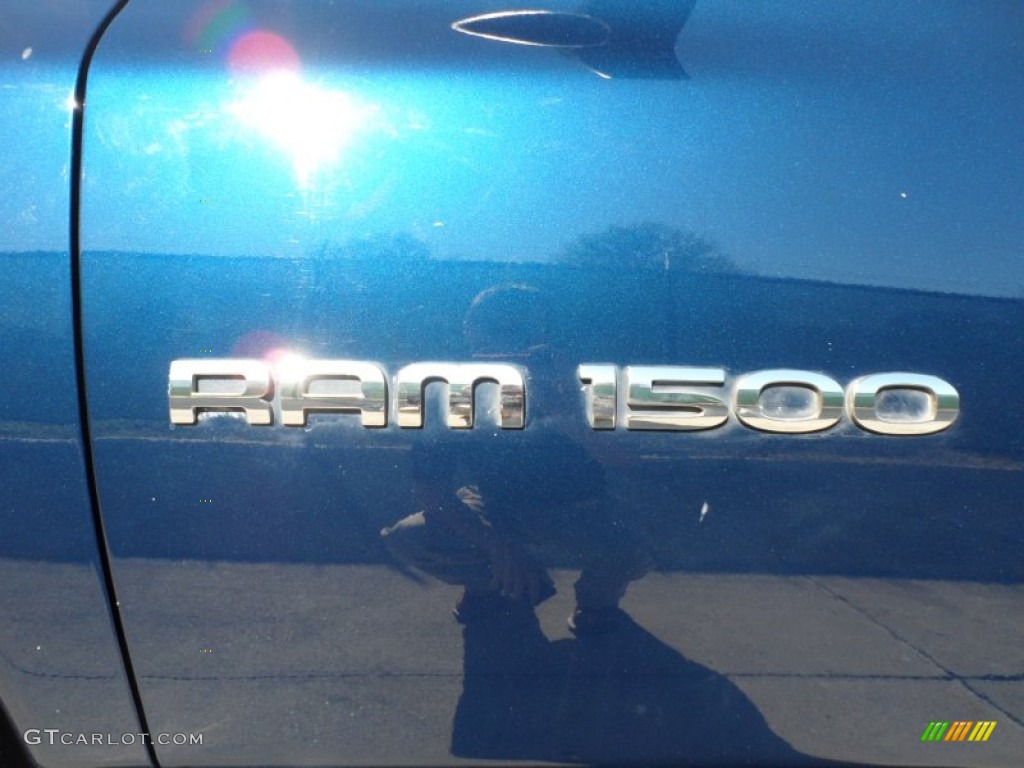 2005 Ram 1500 ST Quad Cab - Patriot Blue Pearl / Taupe photo #20