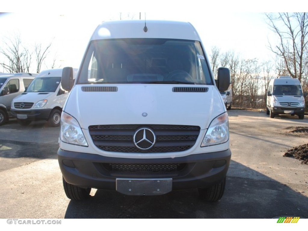 2012 Sprinter 2500 High Roof Cargo Van - Arctic White / Lima Black Fabric photo #2