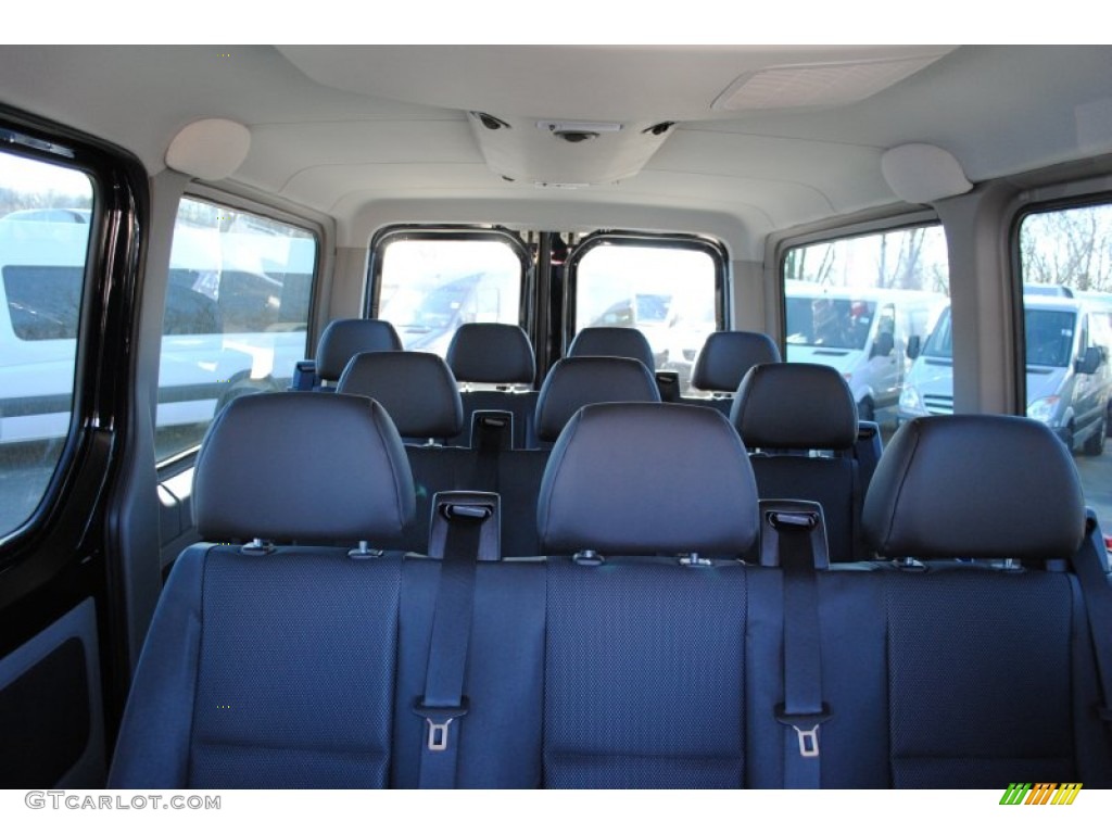 Black Leatherette Interior 2012 Mercedes-Benz Sprinter 2500 Passenger Van Photo #59844726