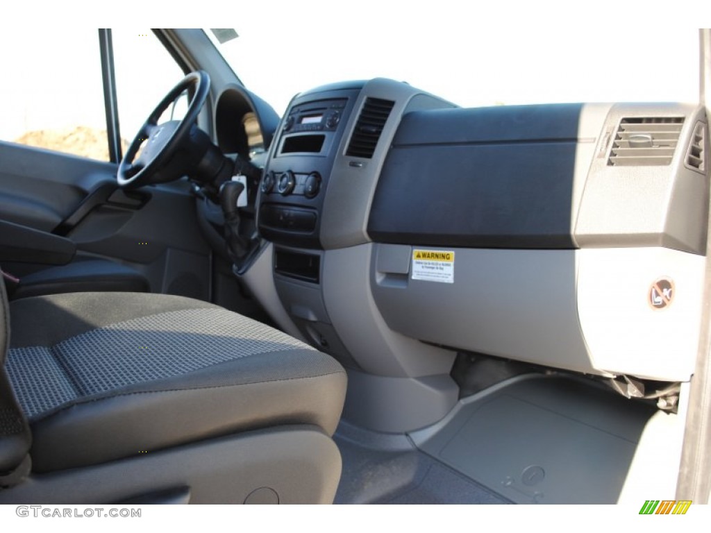 2012 Sprinter 2500 High Roof Cargo Van - Arctic White / Lima Black Fabric photo #8