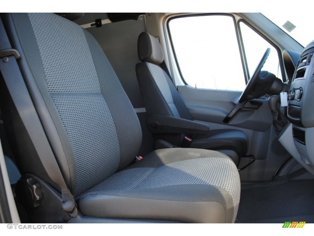 2012 Sprinter 2500 High Roof Cargo Van - Arctic White / Lima Black Fabric photo #9