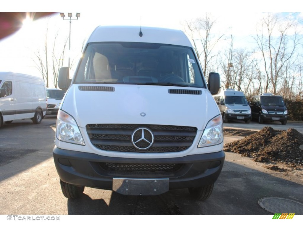 2012 Sprinter 2500 High Roof Cargo Van - Arctic White / Lima Black Fabric photo #2