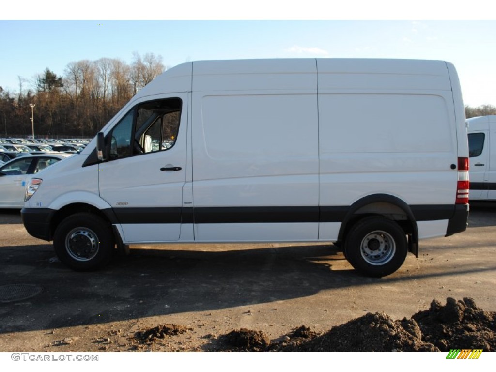 2012 Sprinter 2500 High Roof Cargo Van - Arctic White / Lima Black Fabric photo #3