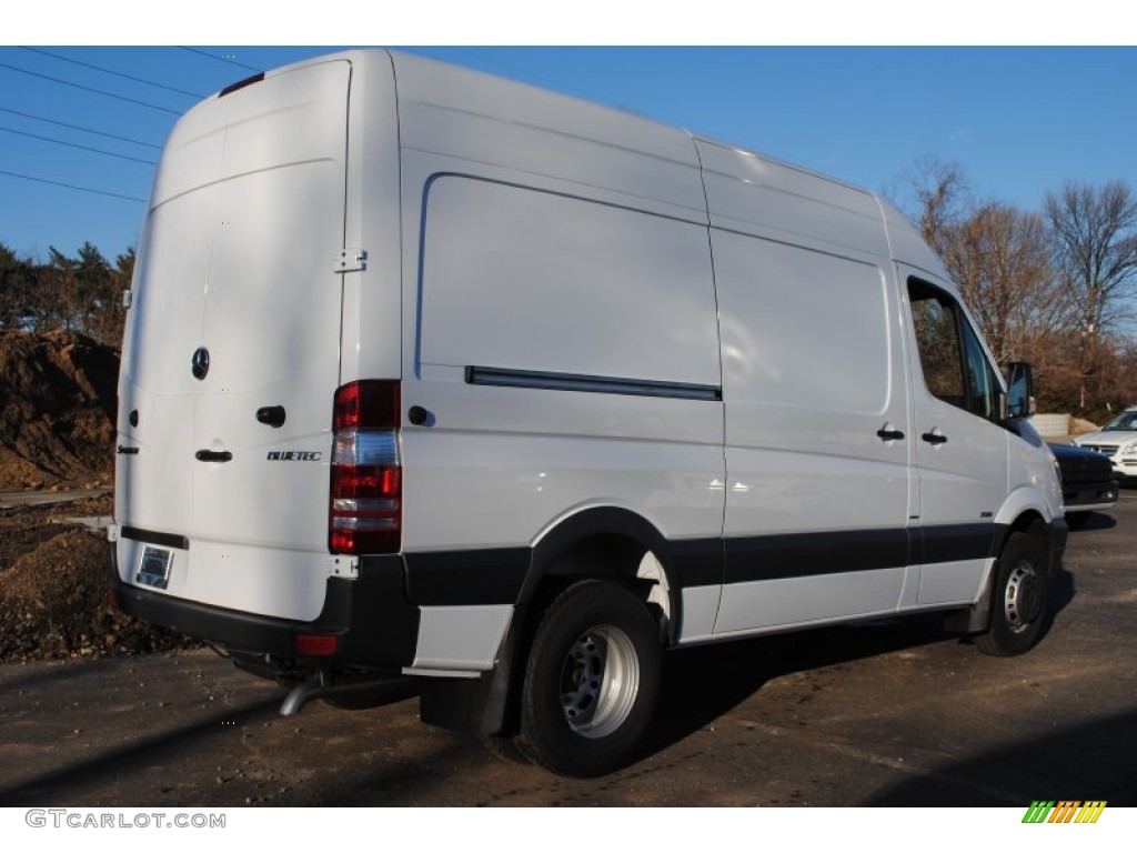 2012 Sprinter 2500 High Roof Cargo Van - Arctic White / Lima Black Fabric photo #6