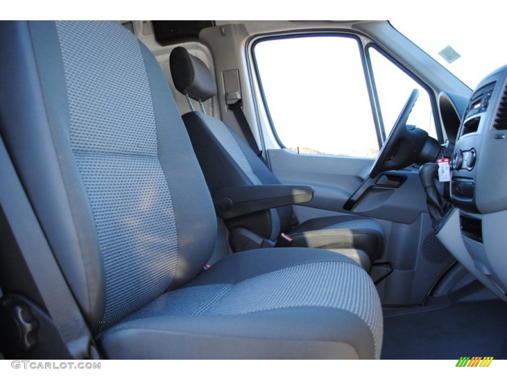 2012 Sprinter 2500 High Roof Cargo Van - Arctic White / Lima Black Fabric photo #9