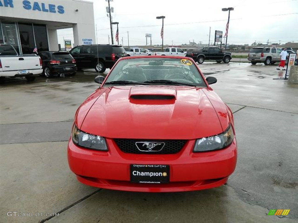 2004 Mustang GT Convertible - Torch Red / Dark Charcoal photo #2