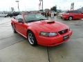 2004 Torch Red Ford Mustang GT Convertible  photo #3