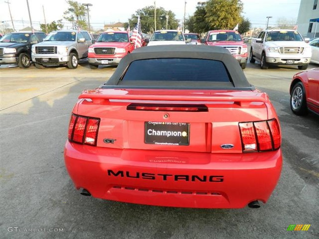 2004 Mustang GT Convertible - Torch Red / Dark Charcoal photo #11