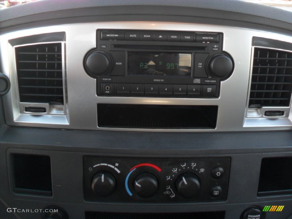 2008 Ram 1500 SLT Regular Cab - Bright White / Medium Slate Gray photo #10