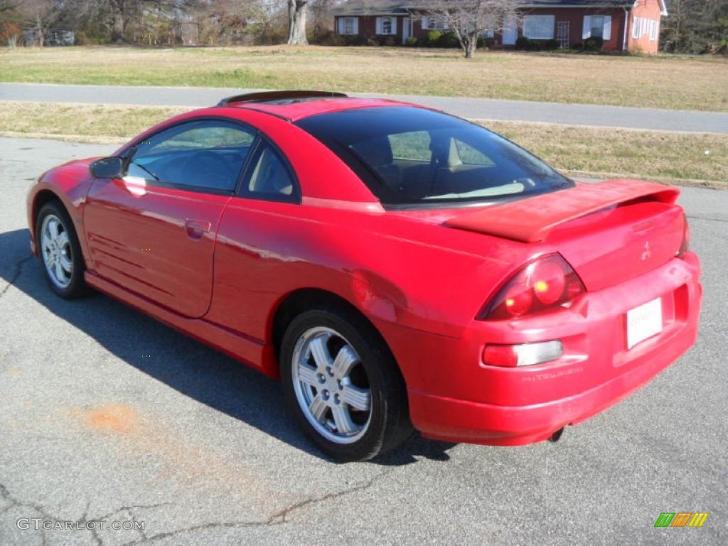 2000 Eclipse GT Coupe - Saronno Red / Beige photo #3