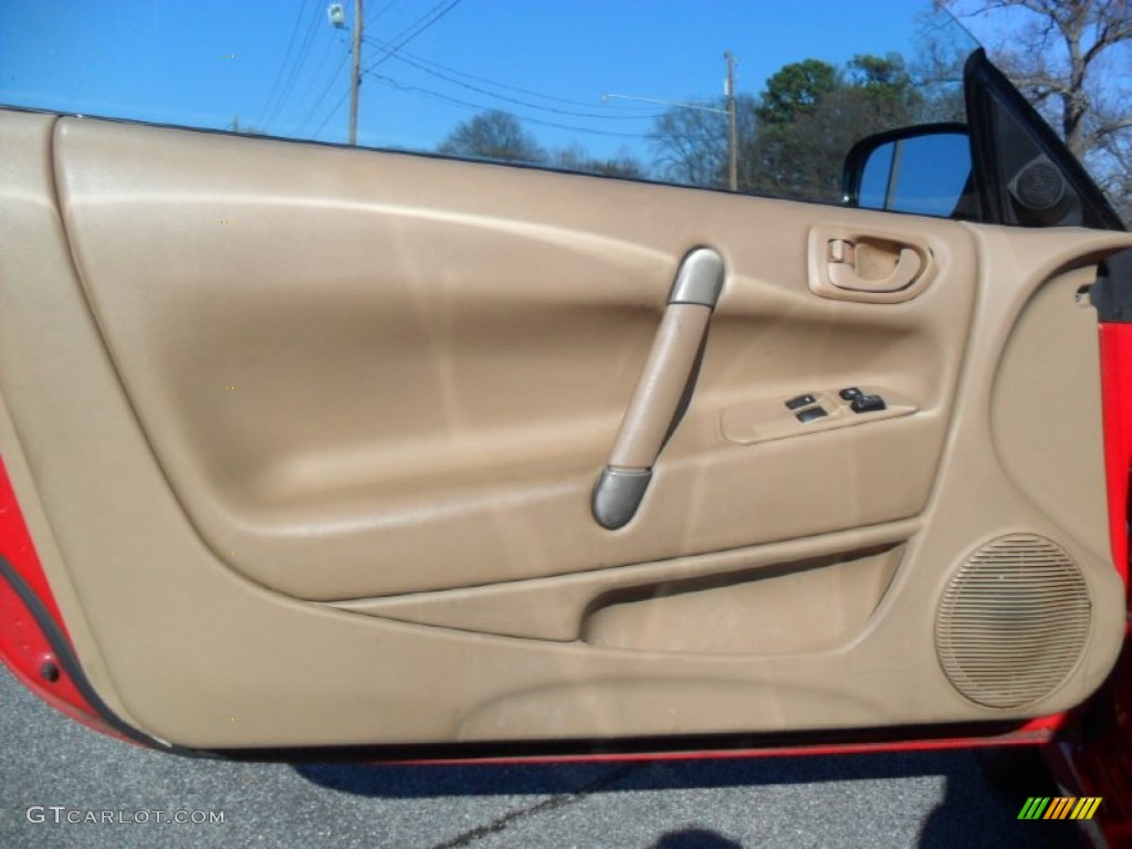 2000 Eclipse GT Coupe - Saronno Red / Beige photo #9
