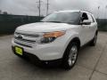 2012 White Platinum Tri-Coat Ford Explorer Limited  photo #7