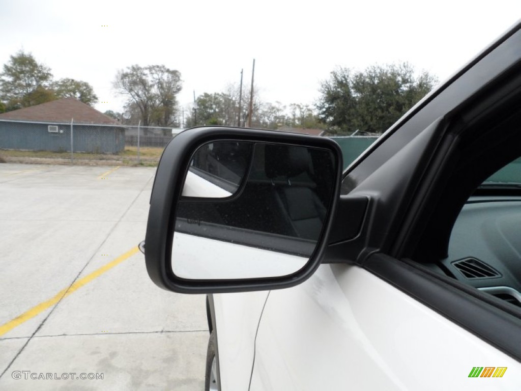 2012 Explorer XLT EcoBoost - White Platinum Tri-Coat / Charcoal Black photo #13