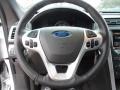 Charcoal Black 2012 Ford Explorer XLT EcoBoost Steering Wheel
