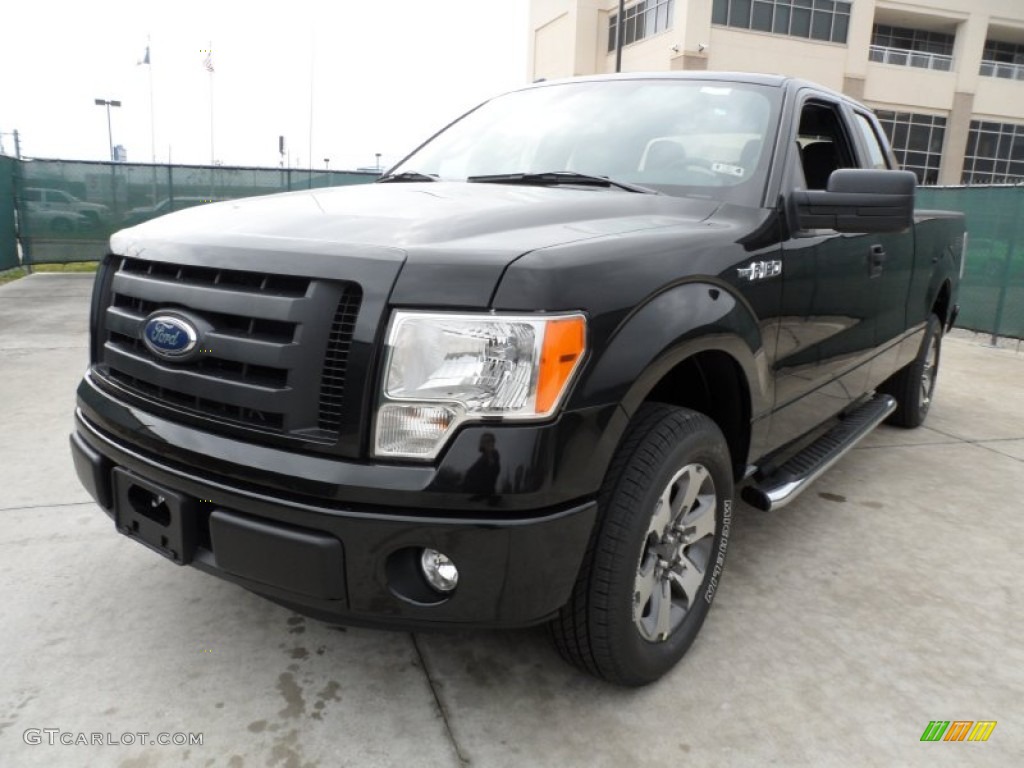 Tuxedo Black Metallic 2012 Ford F150 STX SuperCab Exterior Photo #59848625