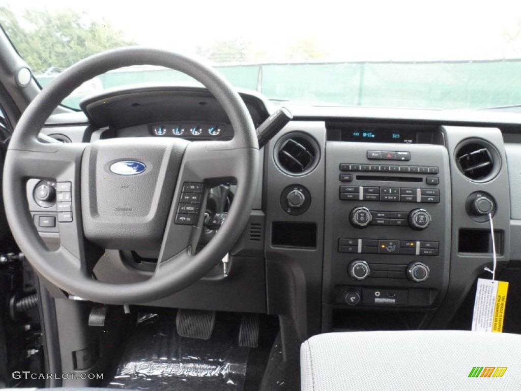 2012 Ford F150 STX SuperCab Steel Gray Dashboard Photo #59848747