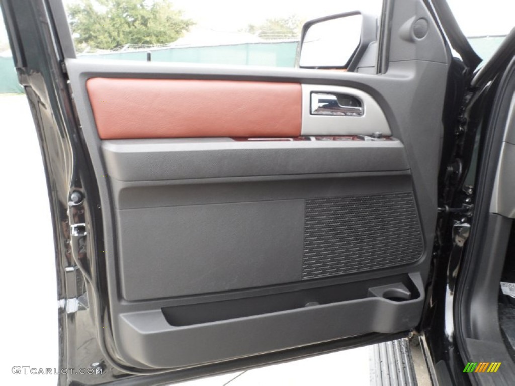 2012 Ford Expedition King Ranch Chaparral Door Panel Photo #59849413