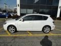 2007 Crystal White Pearl Mazda MAZDA3 s Touring Hatchback  photo #8