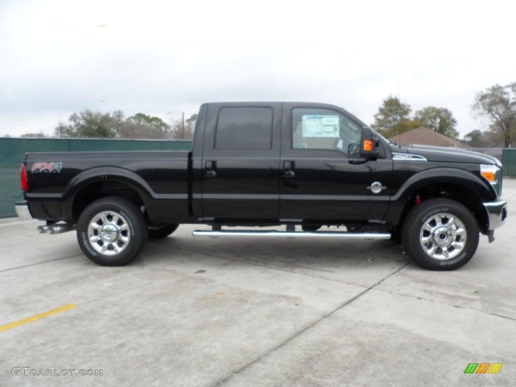 Tuxedo Black Metallic 2012 Ford F250 Super Duty Lariat Crew Cab 4x4 Exterior Photo #59849749