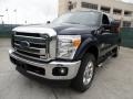 2012 Dark Blue Pearl Metallic Ford F250 Super Duty Lariat Crew Cab 4x4  photo #7