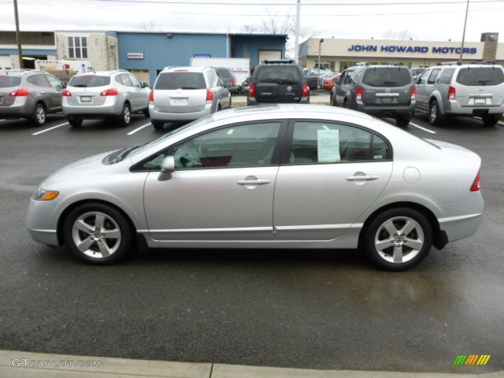 Alabaster Silver Metallic 2007 Honda Civic EX Sedan Exterior Photo #59850352