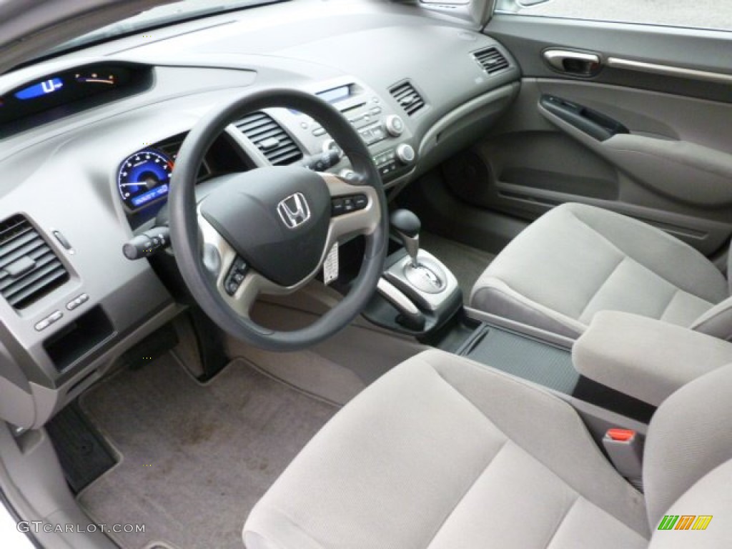 Gray Interior 2007 Honda Civic EX Sedan Photo #59850397