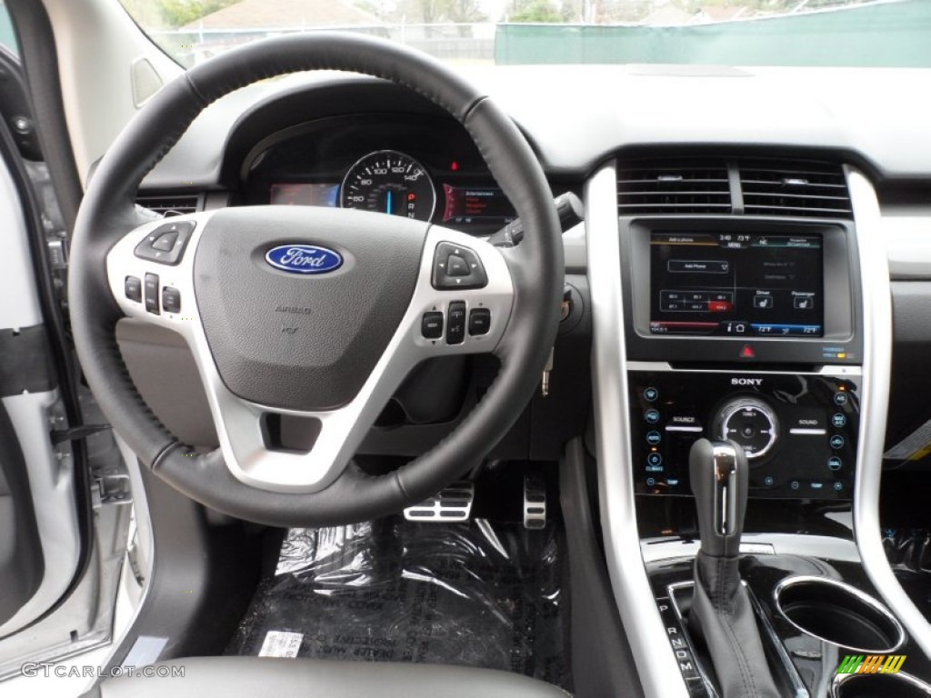 2012 Ford Edge Sport Charcoal Black/Silver Smoke Metallic Dashboard Photo #59850616