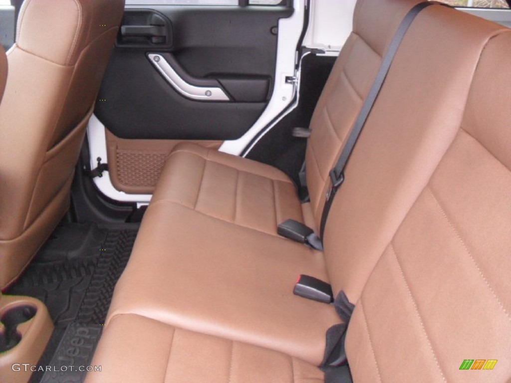 2012 Jeep Wrangler Unlimited Sahara 4x4 Rear Seat Photo #59850761