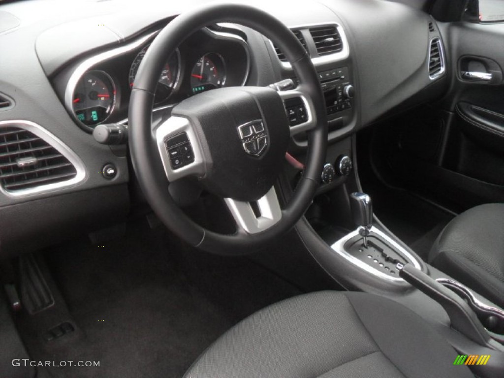 Black Interior 2011 Dodge Avenger Mainstreet Photo #59850982