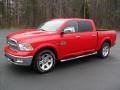 Flame Red 2012 Dodge Ram 1500 Laramie Longhorn Crew Cab 4x4 Exterior