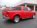 2012 Flame Red Dodge Ram 1500 Laramie Longhorn Crew Cab 4x4  photo #4