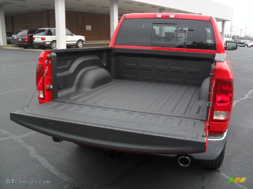 2012 Ram 1500 Laramie Longhorn Crew Cab 4x4 - Flame Red / Light Pebble Beige/Bark Brown photo #23