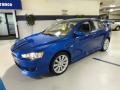 2010 Octane Blue Metallic Mitsubishi Lancer GTS  photo #1