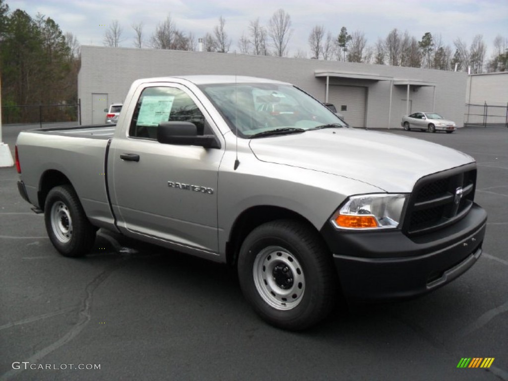 Bright Silver Metallic 2012 Dodge Ram 1500 ST Regular Cab Exterior Photo #59851354