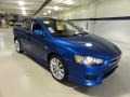 2010 Octane Blue Metallic Mitsubishi Lancer GTS  photo #4