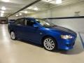 2010 Octane Blue Metallic Mitsubishi Lancer GTS  photo #6