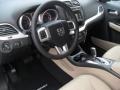 2012 Dodge Journey Black/Light Frost Beige Interior Prime Interior Photo