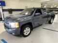 2010 Blue Granite Metallic Chevrolet Silverado 1500 LT Extended Cab 4x4  photo #1