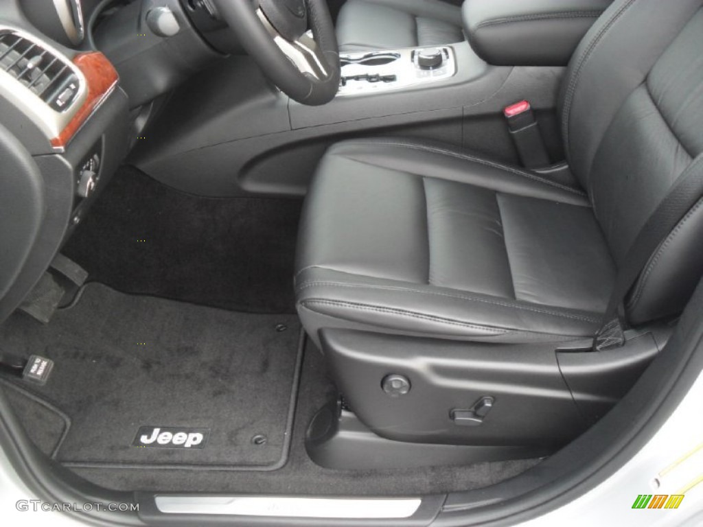 Black Interior 2012 Jeep Grand Cherokee Limited 4x4 Photo #59851945